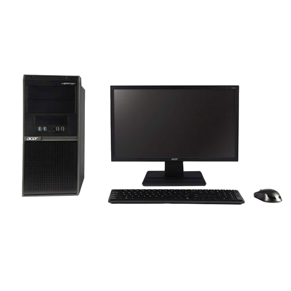 Acer Veriton UX.VTJSI.292 All-in-One Desktop, Veriton M200, DOS, 1 TB, Intel Core i3, Black