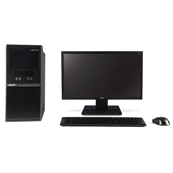 Acer Veriton Desktop (VT.B6DSI17119), 4GB Ram, 1TB harddisk, Black, PQC Processor