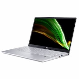 Acer NX.ABNSI.009 Swift 3 Laptop, Intel Core i5 11th Gen, 14 inch, 8 GB RAM, 512 GB, Intel Iris Xe Graphics, FHD LED-Backlit Display, Windows 11, MS Office 2021, Pure Silver