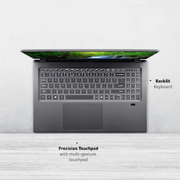 Acer Swift X Powerful SFX16-51G (NX.AYKSI.001) Thin & Light Laptop, Intel Core i5-11320H Processor, 16.1 inch Full HD 100% sRGB Display, RTX 3050 4GB GDDR6 Graphics , 16GB RAM, 512GB SSD, FPR, Windows 11 Home & MS Office