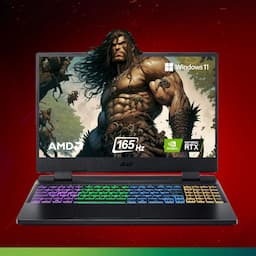 Acer Nitro 5 AN515-47 (NH.QL3SI.003) Gaming Laptop, AMD Ryzen 7 7735HS Octa-Core Processor, 8GB RAM,  512 GB SSD, NVIDIA GeForce RTX 3050 4GB Graphics, 39.6 Cm (15.6 Inch) IPS Display, 2.5 KG, Windows 11 Home