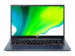 Acer Swift 3X Notebook - NX.A0YSI.001 11th Gen Intel Core i7 16 GB RAM 512 GB SSD 14" Windows 10 Steam Blue