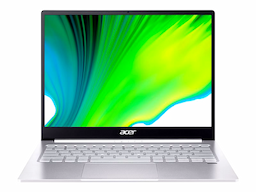 Acer Swift 3 SF313-53-532J Notebook - NX.A4KSI.001 Intel Core i5 11th Gen 8 GB RAM 512 GB SSD Windows 10 13.5 Inches Sparkly Silver
