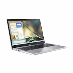 Acer A315-510P Aspire 3 Laptop, 15 Intel Core i3 N305, 8 GB, 512 GB SSD, Windows 11 Home/ MS Office Home and Student, 15.6 inch Full HD Laptop, Pure Silver