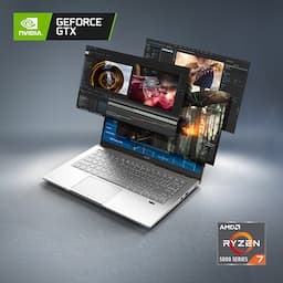 Acer Swift X SFX14-41G (NX.AU3SI.003) Safari Gold Laptop, 14 inch (35 cm), AMD Ryzen 7 5800U, 16 GB LPDDR4X RAM, 1 TB SSD, 4 GB Graphics, Windows 11 Home with MS Office