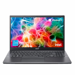 Acer Aspire 5 A515-57 (NX.K2VSI.002) Glacier Blue laptop, Intel core i3 12th gen,  8GB RAM,  512 GB, Intel UHD Graphics, 39.6 cm (15 inch) with Full HD, 1.76 Kg, Windows 11 home with MS Office