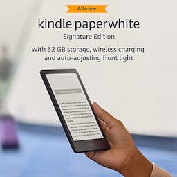 All-new Kindle Paperwhite Signature Edition (B08N3PFJLG) 32 GB Storage, 6.8" Inch Display, wireless charging, adjustable front light - Black