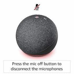 Amazon Echo Dot (4th Gen, 2020 release), Smart speaker with Alexa (Black)