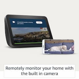 Amazon B08KGVYX6F Echo Show 5 (2nd Gen) Black, 5.5" touch screen, 2 MP camera with built-in Alexa