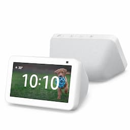 All new Echo Show 5 (2nd Gen, 2021 release) - Smart speaker with 5.5 Inch(13.9cm) screen, crisp sound and Alexa (White)