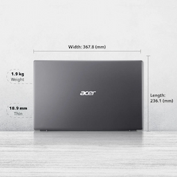 Acer Swift X Powerful SFX16-51G (NX.AYLSI.001) Thin & Light Laptop, 16.1 inch Full HD 100% sRGB Display, Intel Core i7-11390H Processor , RTX 3050 Ti 4GB GDDR6 Graphics, 1 TB SSD, 16GB RAM, Fingerprint Reader,  Windows 11 Home & MS Office