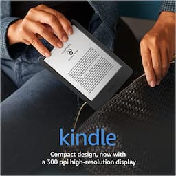 All-new Kindle (B09SWSPYHW) 6" Inch 300 ppi high-resolution display, 2x the storage - Black