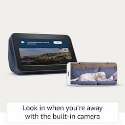 All new Echo Show 5 (2nd Gen, 2021 release) - Smart speaker with 5.5 Inch(13.9cm) screen, crisp sound and Alexa (White)