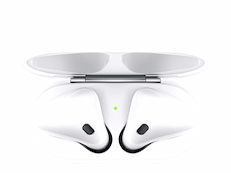 Apple MV7N2HN/A AirPods with Charging Case, 2nd generation, true wireless earphones with mic, ear-bud, Bluetooth, White