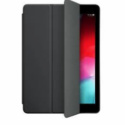 Apple Smart Flip Cover (MX4U2ZM/A) Black For iPad 10.2 Inch (9th Generation) Attaches Magnetically