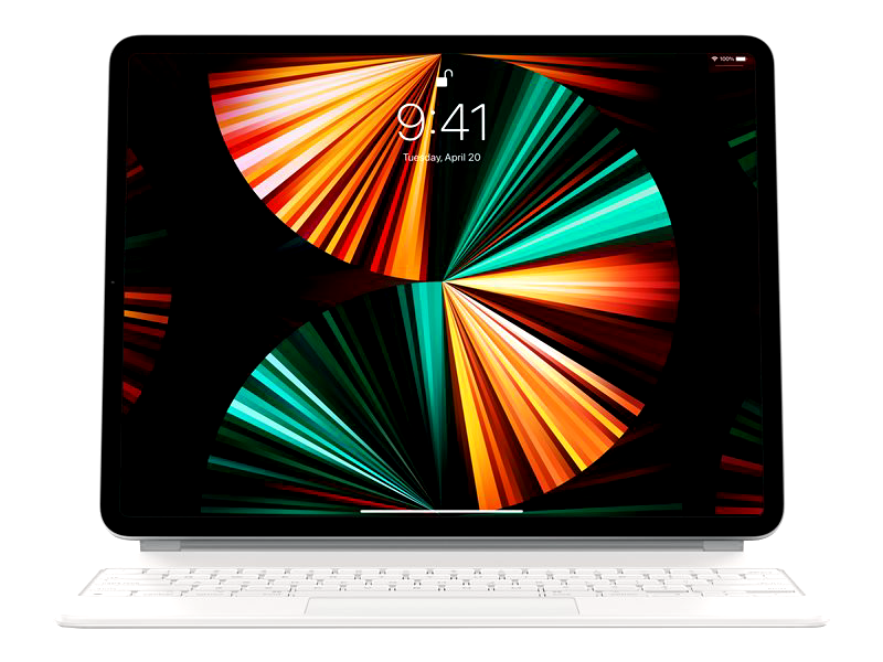 Apple Magic Keyboard - keyboard and folio case - with trackpad - QWERTY - US - white