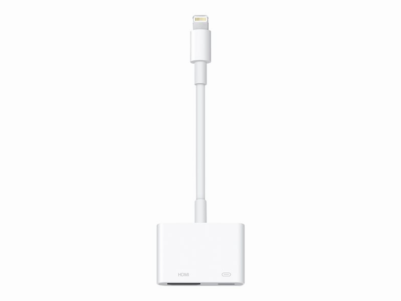 Apple MD826ZM/A Lightning Digital AV Adapter, Lightning cable, HDMI