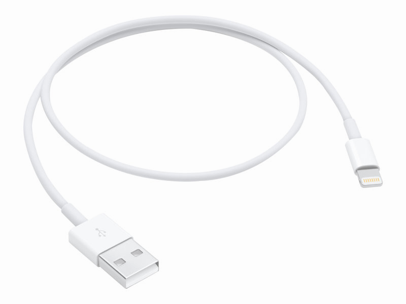 Apple ME291ZM and A, 0.5 Meter Lightning to USB 2.0 Multi Utility USB Cable, White