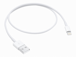 Apple ME291ZM/A, 0.5 Meter Lightning to USB 2.0 Multi Utility USB Cable, White