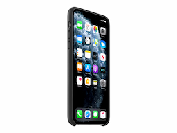 Apple (MX0E2ZM/A) iPhone 11 Pro Max Machined aluminium Leather Case