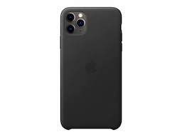Apple (MX0E2ZM/A) iPhone 11 Pro Max Machined aluminium Leather Case