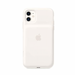 Apple iPhone 11 Smart Battery Case with Wireless Charging - White - MWVJ2HN/A