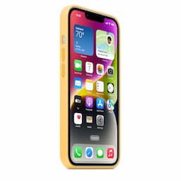 Apple MPT23ZM/A iPhone 14 Silicone Case with MagSafe - Sunglow