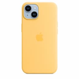 Apple MPTD3ZM/A iPhone 14 Plus Silicone Case with MagSafe - Sunglow