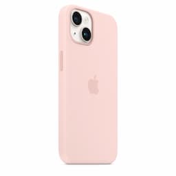Apple iPhone 14 Silicone Case with MagSafe - Chalk Pink