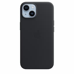 Apple/MPP43ZM/A/iPhone 14 Leather Case with MagSafe - Midnight