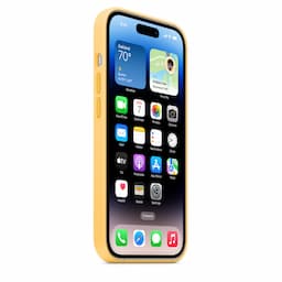 Apple MPTM3ZM/A iPhone 14 Pro Silicone Case with MagSafe - Sunglow