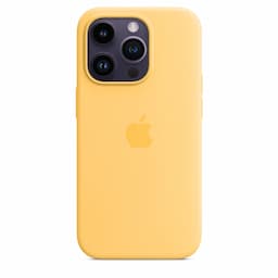 Apple MPTM3ZM/A iPhone 14 Pro Silicone Case with MagSafe - Sunglow