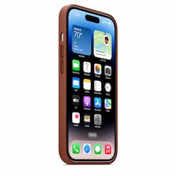 Apple MPPK3ZM/A iPhone 14 Pro Leather Case with MagSafe - Umber