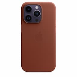 Apple MPPK3ZM/A iPhone 14 Pro Leather Case with MagSafe - Umber