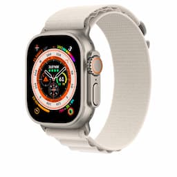 Apple/MQE53ZM/A/APPLE WATCH 49 STARLIGHT ALP S-ZML