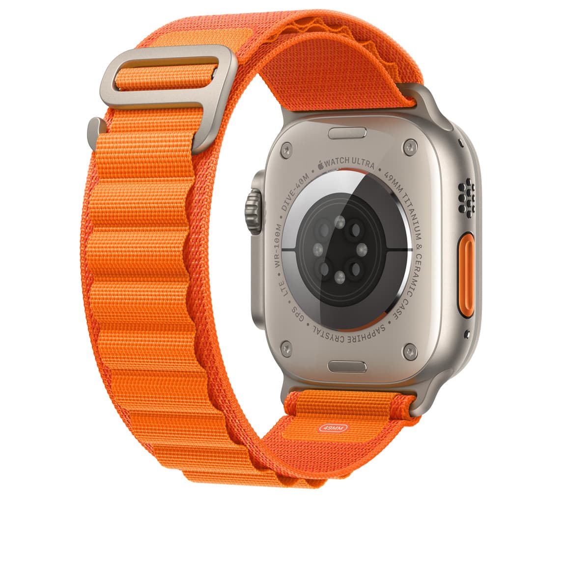 Apple/MQE03ZM/A/APPLE WATCH 49 ORANGE ALP M-ZML