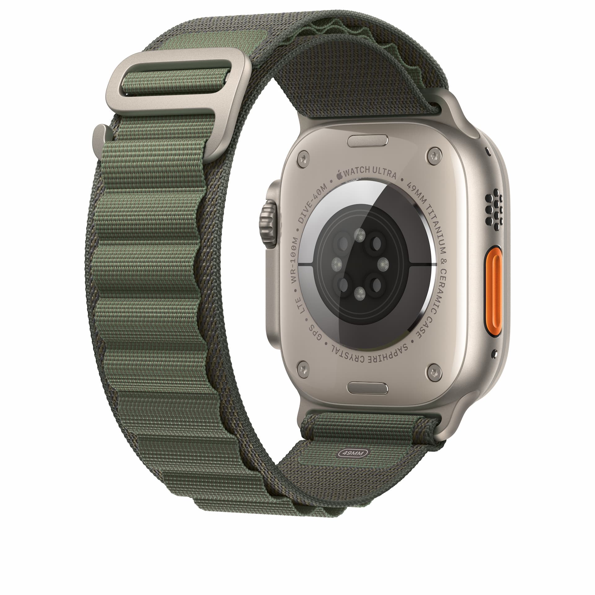 Apple/MQE43ZM/A/APPLE WATCH 49 GREEN ALP L-ZML