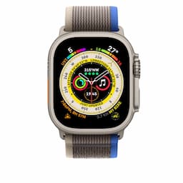Apple MQEK3ZM/A Loop for Smart Watch, 49 mm, Grey with Blue