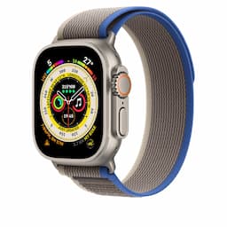 Apple MQEK3ZM/A Loop for Smart Watch, 49 mm, Grey with Blue
