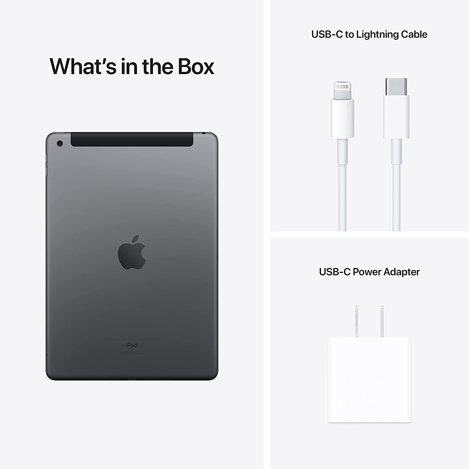 Apple iPad 9th Gen (MK4E3HN/A) Space Grey, 256 GB ROM, 10.2 inch with Wi-Fi+5G, iOS 15
