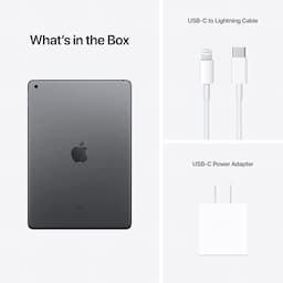 Apple iPad 9th Generation (MK2N3HN/A) Space Grey, 256 GB ROM 10.2 inch with Wi-Fi Only, iOS 15