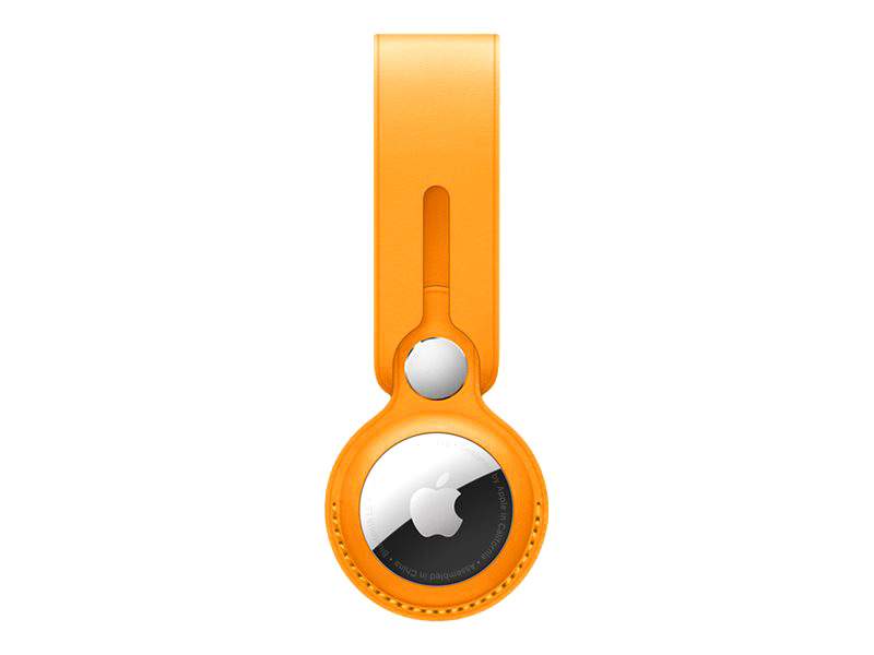 Apple MM003ZM/A AirTag Leather Loop Meyer Lemon