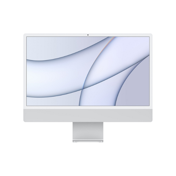 Apple MGPD3HN/A All-in-One Desktop, HD Camera, 8 GB, 512 GB, 24 Inches, Apple M1 Chip, Silver