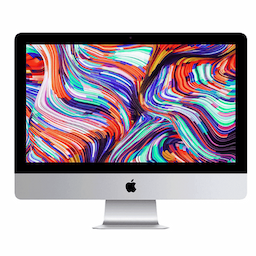 Apple MHK33HN/A All-in-One Desktop Intel Core i5 macOS, 21.5 In, 8 GB RAM, 256 GB SSD, AMD Radeon Pro 560, White