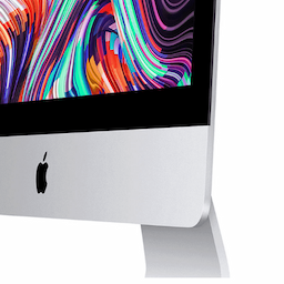 Apple MHK33HN/A All-in-One Desktop Intel Core i5 macOS, 21.5 In, 8 GB RAM, 256 GB SSD, AMD Radeon Pro 560, White