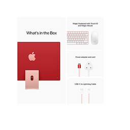 Apple MJVA3HN/A All-in-One Desktop, 24 Inches, 4.4 Kg, 8 GB, 256 GB, Mac Os, FaceTime HD camera