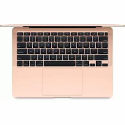 Apple Macbook Air Notebook - MWTL2HN/A 10th Gen Intel Core i3 8 GB RAM 256 GB SSD 13.3 Inch Mac OS Catalina Gold