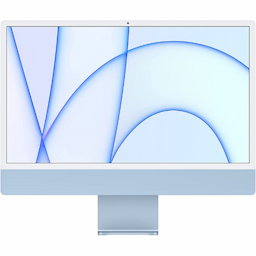 Apple MQRC3HN/A iMac Apple M3 Chip, 8 GB Memory, 256 GB Storage, 24 Inch Display - Blue