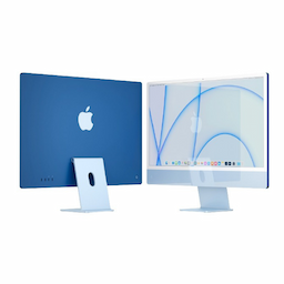 Apple iMac Z130000LJ All-in-One Desktop, 24 Inches, 8 GB, 256 GB, Mac OS, Apple M1 Chip, Blue
