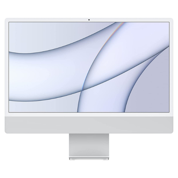 Apple MQR93HN/A iMac Apple M3 Chip, 8 GB Memory, 256 GB Storage, 24 Inch Display - Silver